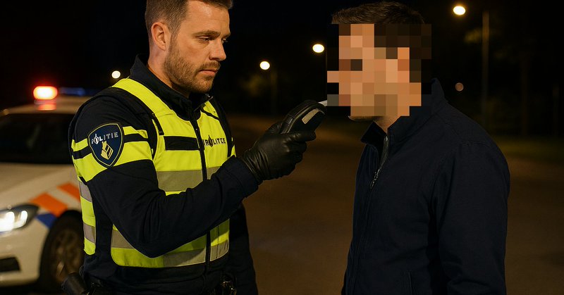 Beginnend bestuurder onder invloed betrapt in Veen