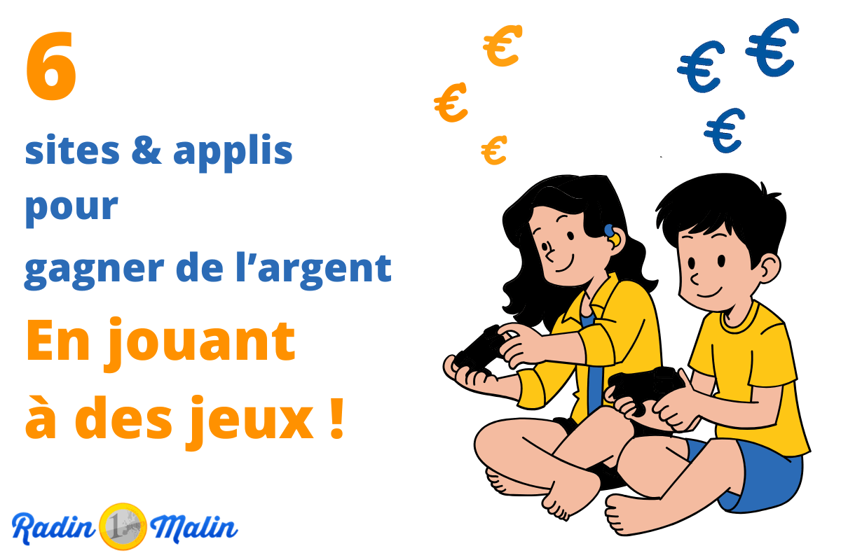 RadinMalinBlog's tweet card. Aujourd'hui, on se penche sur les jeux pour gagner de l'argent réel, gratuit.  Car oui, après les applications pour gagner de l'argent en marchant