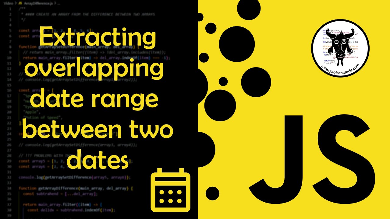 LifeOfSpy's tweet card. Extracting Overlapping Date Ranges in JavaScript