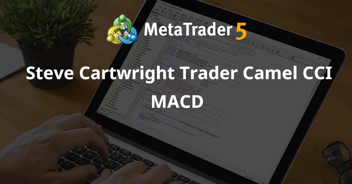 mql5pt's tweet card. São usadas duas MA, uma MACD e uma CCI. OnTradeTransaction é usado para obter o tempo de abertura da posição.