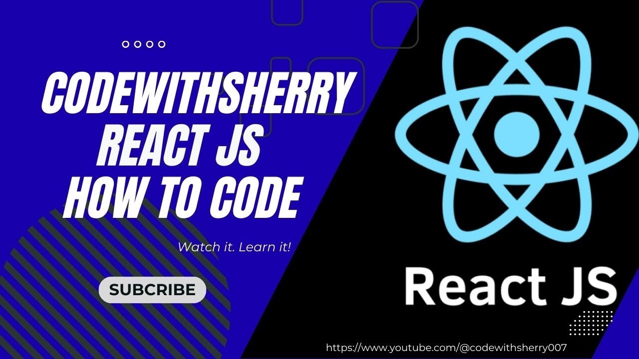 codewithsherry7's tweet card. How to Code in React JS - Full Beginner’s Guide (2025)