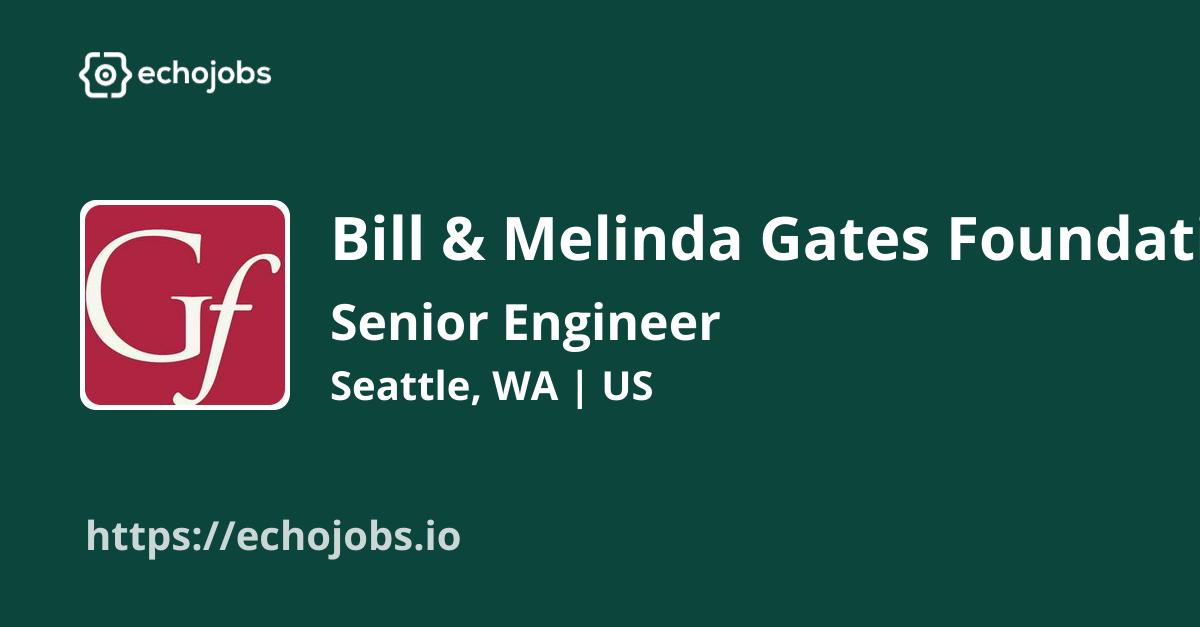 echojobs__io's tweet card. Bill & Melinda Gates Foundation is hiring Senior Engineer, Information Security. Skills wanted: Ansible, Docker, Kubernetes, Python, AWS, PowerShell, Terraform, Git, Azure. Work locations: Seattle,...