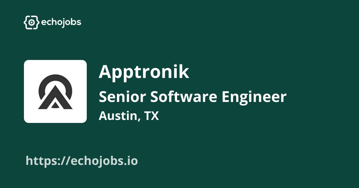 echojobs__io's tweet card. Apptronik is hiring Senior Software Engineer - Navigation. Skills wanted: C++. Work locations: Austin, TX.