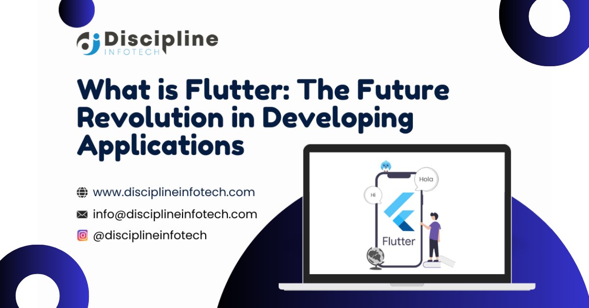 Discipline7002's tweet card. Explore What is Flutter and how it's revolutionizing app development. Learn why this open-source framework is the future of building fast, beautiful, cross-platform apps.