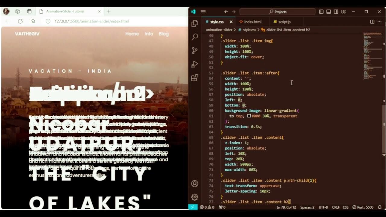 vaithegi_v's tweet card. Slider-Animation using HTML/CSS JavaScript - Full Tutorial #webdeve...