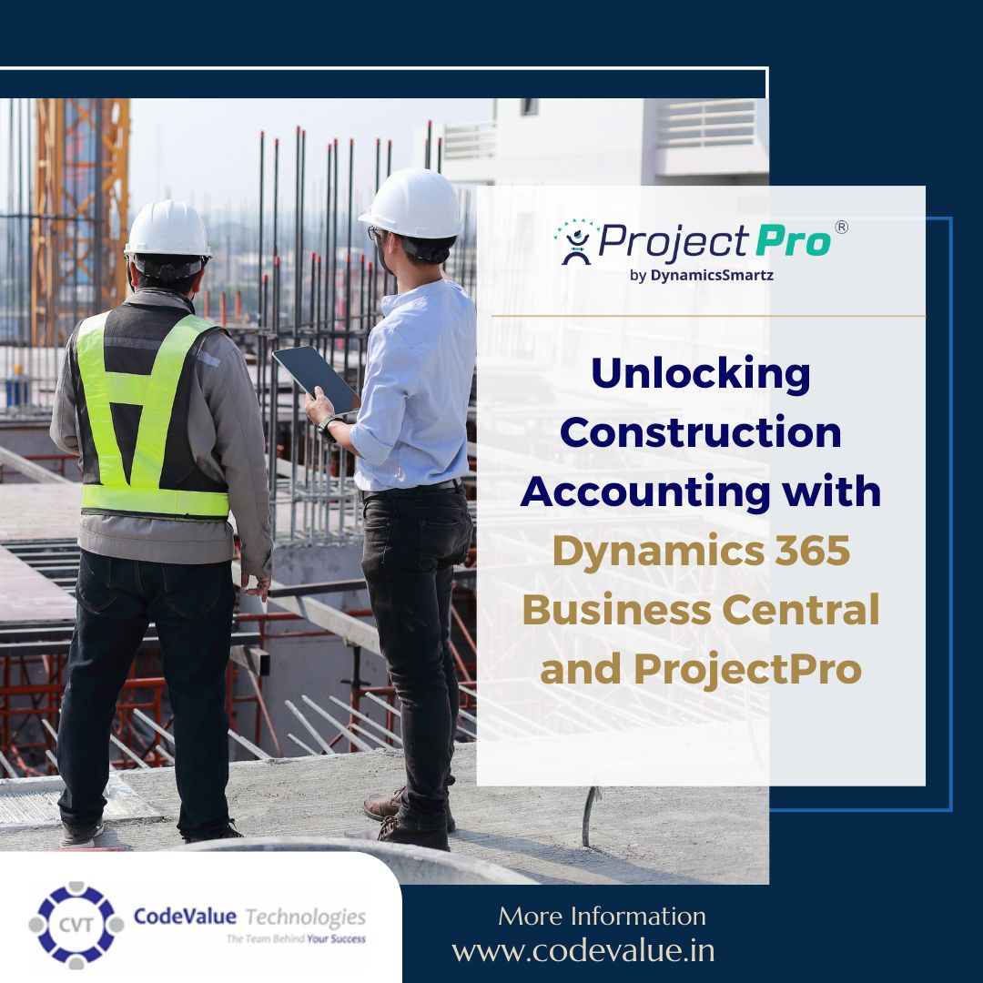 CodeValueTech's tweet card. Explore how our solution streamlines construction accounting for your organization. With customized features and effortless integration, overseeing finances has never been simpler. Monitor project...