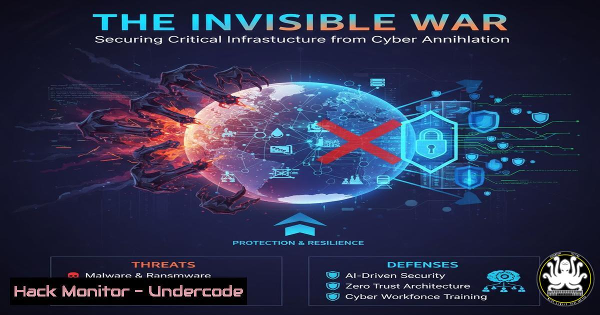UndercodeUpdate's tweet card. The Invisible War: Securing Critical Infrastructure from Cyber Annihilation - "Undercode Testing": Monitor hackers like a pro. Get real-time updates,
