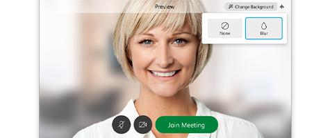 CiscoCollab's tweet card. Webex Meetings June 2020 Update: Transcriptions, Background Blur and Mobile Grid View
