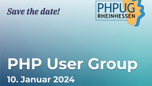 phpugrhh's tweet card. **Good news, everyone!** Die PHP User Group Rheinhessen nimmt wieder Fahrt auf. Mit einem erweiterten Orga-Team und neuen Locations wollen wir 2024 wieder einen Neuanfang w
