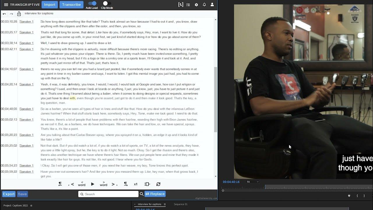 Digital_Anarchy's tweet card. Transcriptive Rough Cutter (3.0) - Creating Captions & Subtitles