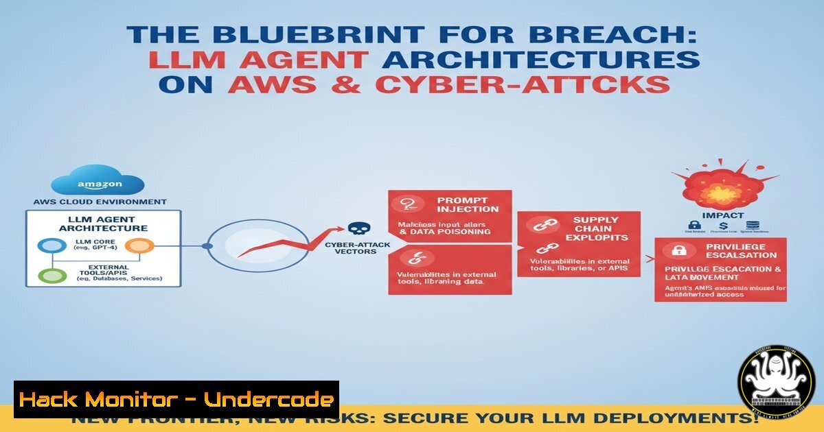 UndercodeUpdate's tweet card. The Blueprint for Breach: How LLM Agent Architectures on AWS Are Becoming the Next Frontier for Cyber-Attacks - "Undercode Testing": Monitor hackers like a
