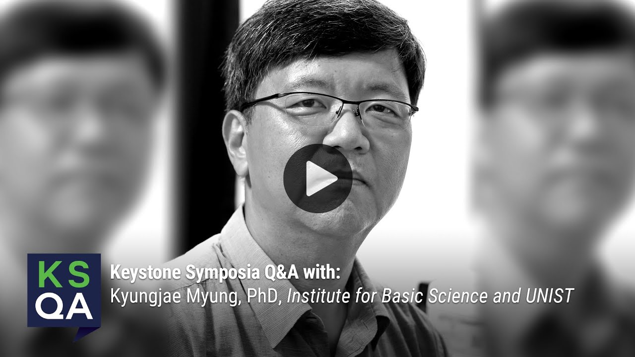 KeystoneSymp's tweet card. KSQA: Dr. Kyungjae Myung (DNA Replication Gaps)