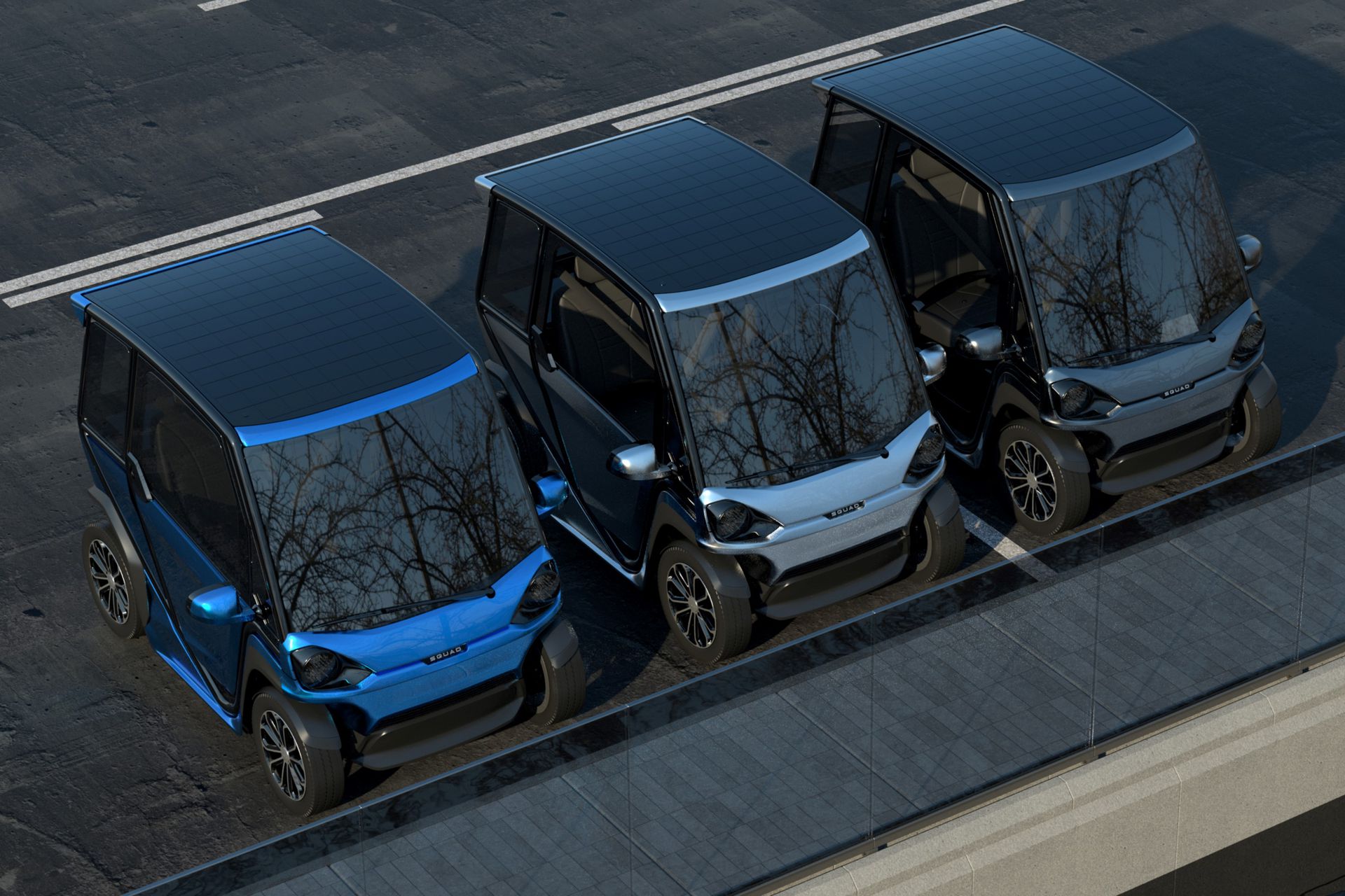 aaronpost's tweet card. Squad is World's first Solar City Car for daily urban mobility and the ultimate solution for shared mobility. Safe, quick, emission free, compact & comfortable. Park like a scooter, avoid traffic, no...