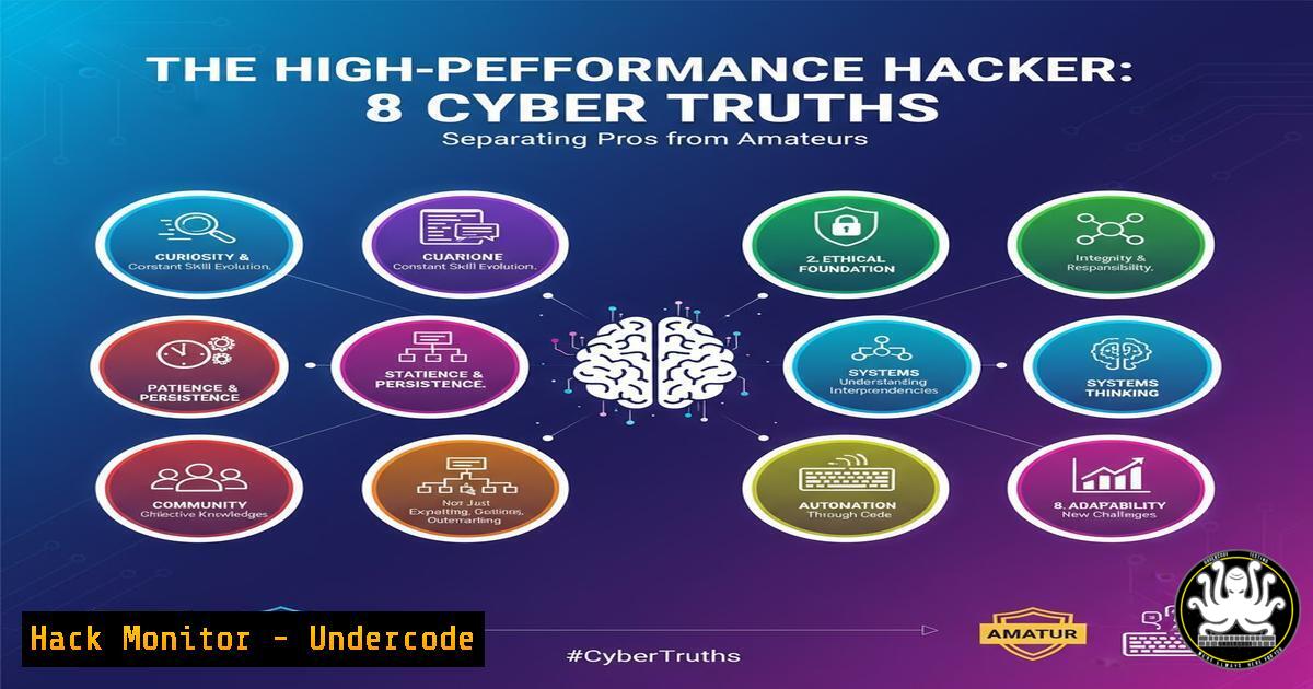 UndercodeUpdate's tweet card. The High-Performance Hacker: 8 Cyber Truths That Separate Pros from Amateurs - "Undercode Testing": Monitor hackers like a pro. Get real-time updates,