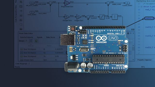 STEMrecruiter3's tweet card. Develop Simulink models for deployment in embedded systems. Topics include code structure and execution, code generation options and optimizations, and deploying code to target hardware.