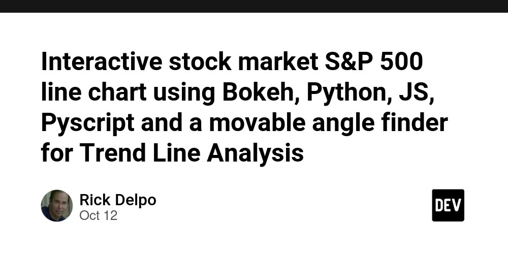 RickDelpo's tweet card. Is the stock market overvalued in 2024? Thanks to a Python library called Bokeh we can chart the...