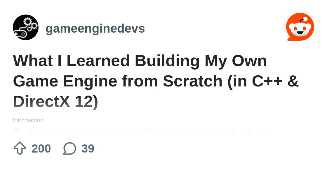 stringvariable's tweet card. Explore this post and more from the gameenginedevs community