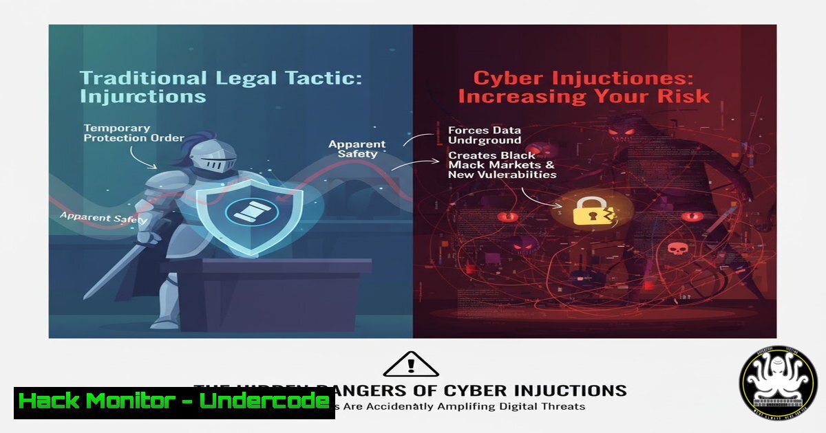 UndercodeUpdate's tweet card. The Hidden Dangers of Cyber Injunctions: How Legal Tactics Are Increasing Your Risk - "Undercode Testing": Monitor hackers like a pro. Get real-time updates,
