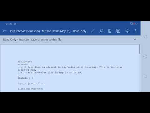msgtomanivas's tweet card. Java Interview Question about Entry in Map