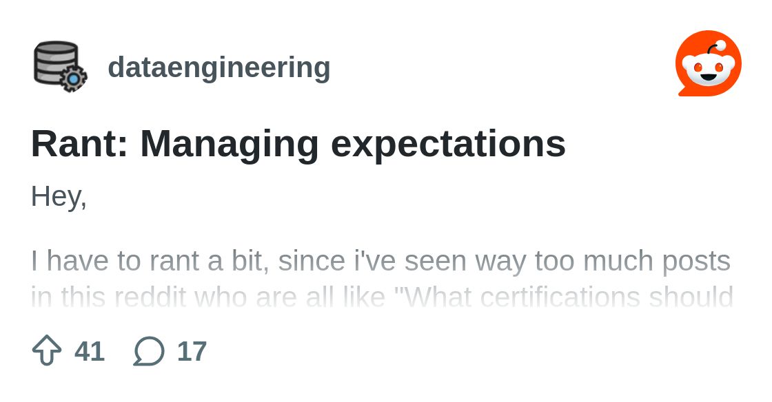 data_cyborg's tweet card. Explore this post and more from the dataengineering community