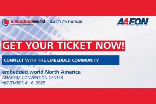 TimestechBuzz's tweet card. AAEON, an industry leader in embedded computing, will showcase live demonstrations of its portfolio of innovative AI solutions at Embedded World North America 2025 in Anaheim, California from...