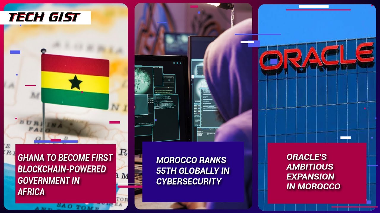 Techpressionews's tweet card. Ghana to become first blockchain-powered government in Africa, Oracle...