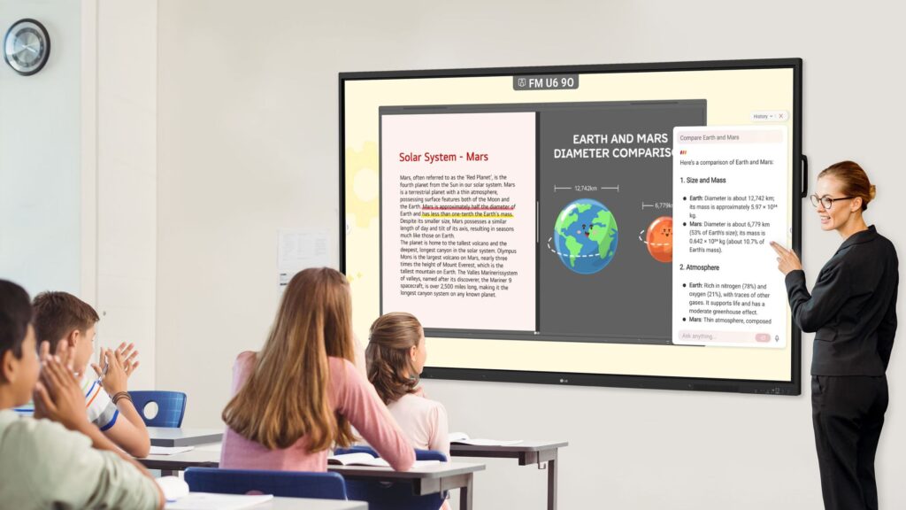 t3maglat's tweet card. Con su línea de pantallas inteligentes LG CreateBoard, la marca apuesta por aulas más interactivas, colaborativas y tecnológicamente integradas.