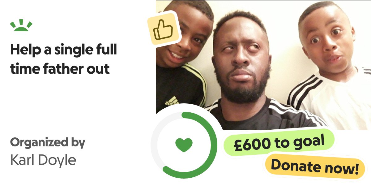 droopdogg's tweet card. Generally, if you say single parent, everyone thinks of women and mothers. However, i ha… Karl Doyle needs your support for Help a single full time father out