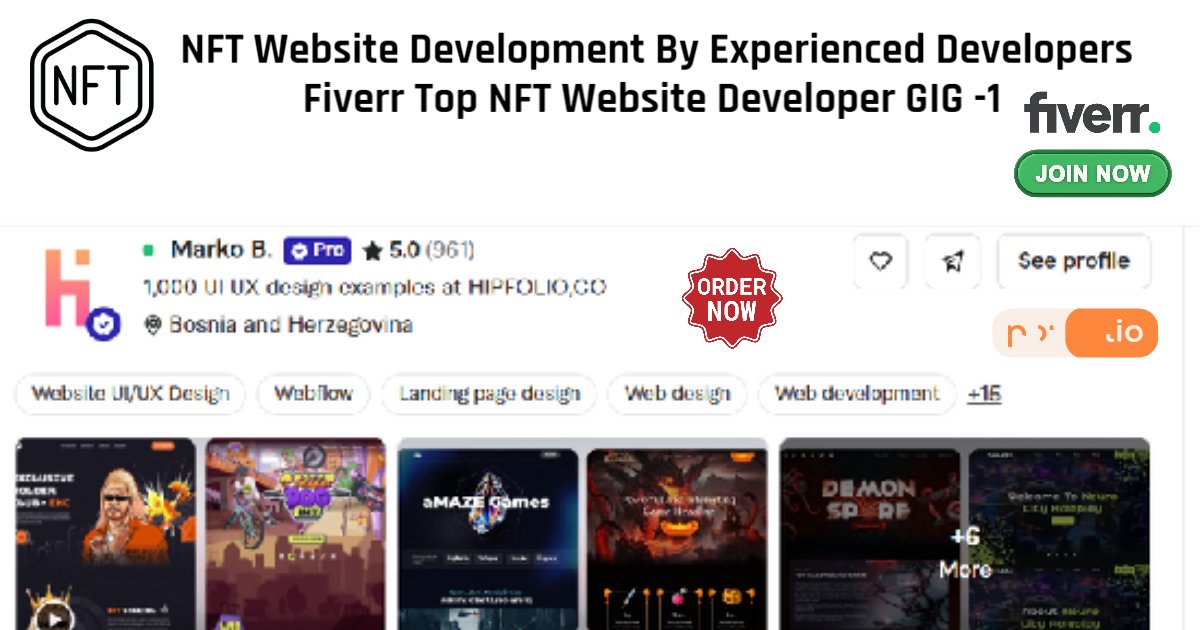 ruposhamin's tweet card. Fiverr Top NFT Website Developers GIG