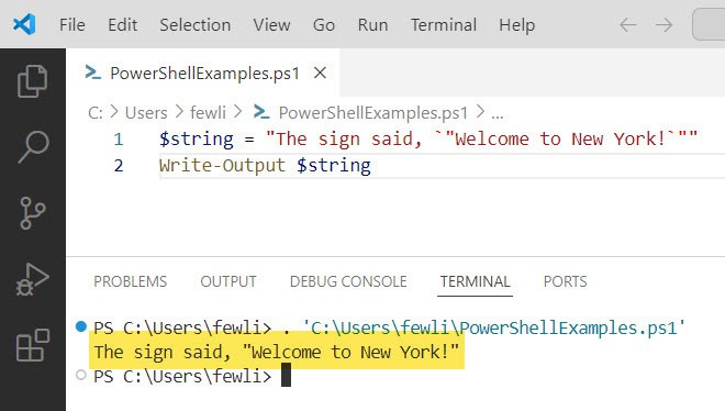 PowerShellFAQs's tweet card. Learn how to Add Double Quotes in a String in PowerShell using various methods like Using Escape Characters, Using Here-Strings, Using Format Operator, etc.