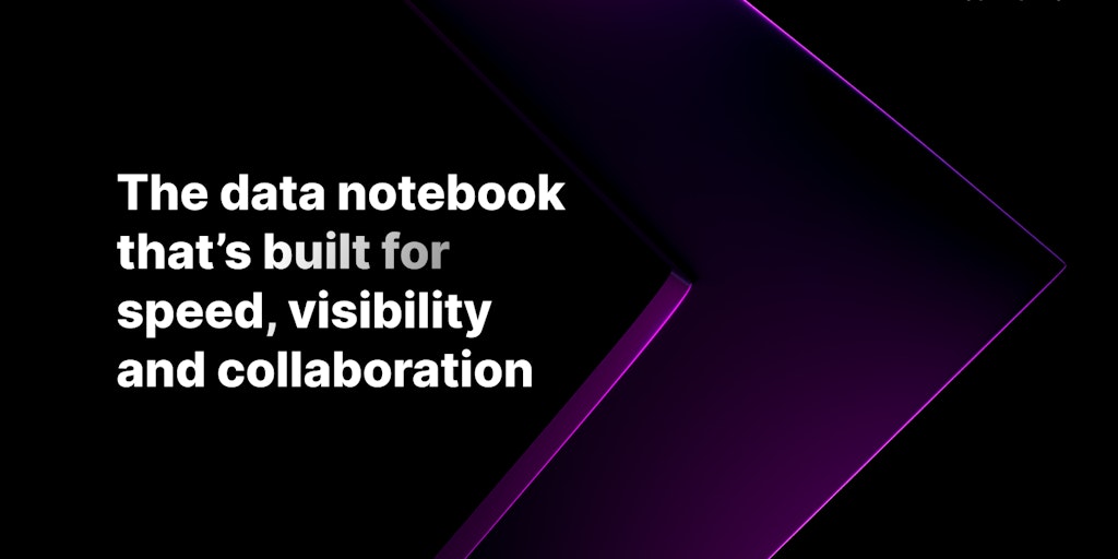 hyperquery's tweet card. Hyperquery is the data notebook for teams that enables you to easily build shareable analyses (in SQL or Python).