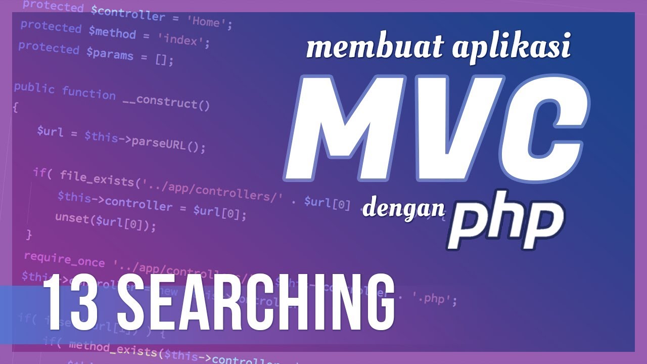 asishackerd's tweet card. Membuat Aplikasi MVC dengan PHP #13 Searching