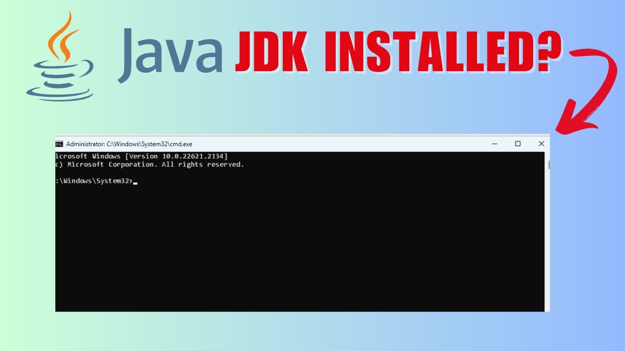 KhanyisaKekeTV's tweet card. How to Seamlessly Check if Java JDK is Installed on Your Windows 11...