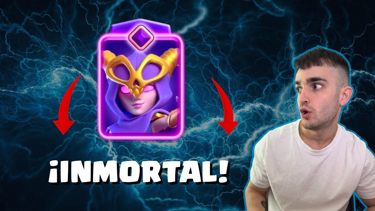 CvbGamer_Yutube's tweet card. Bruja EVO Imparable | El mazo de control más OP en Clash Royale