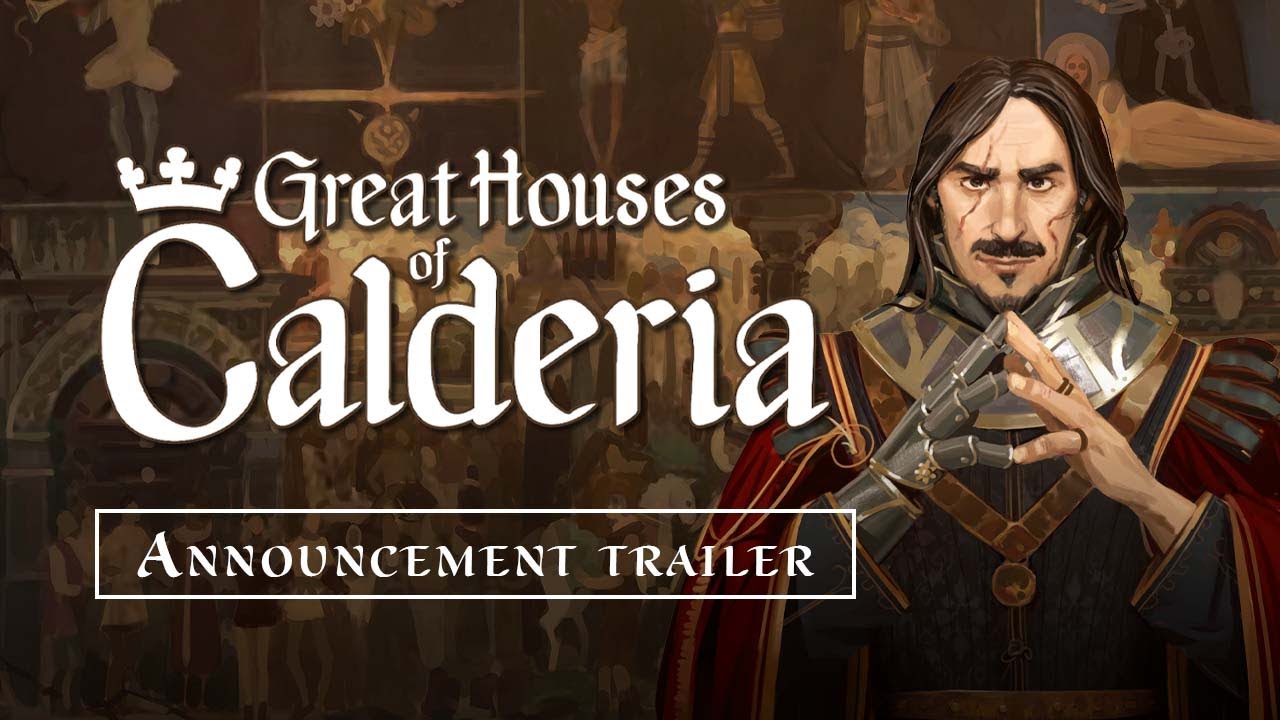 FiresquidGames's tweet card. Great Houses of Calderia - Announcement Trailer
