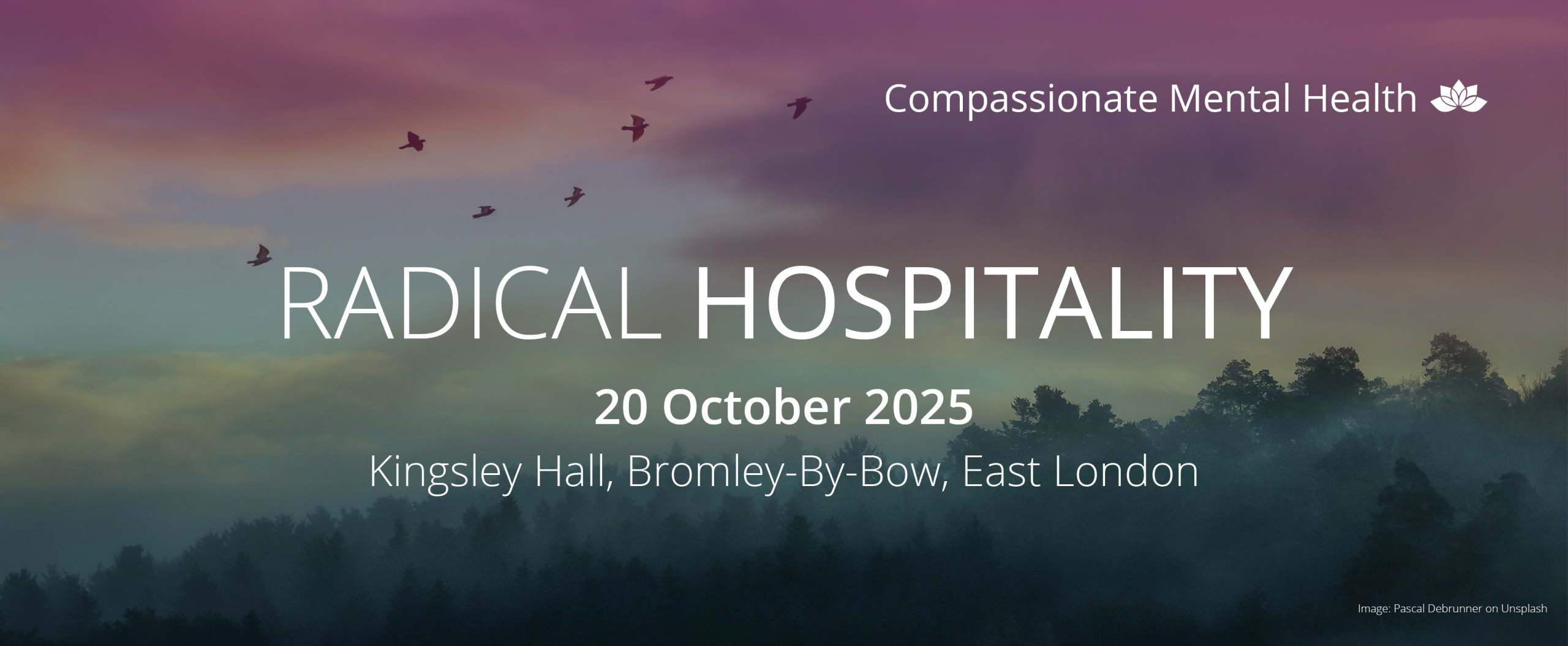 CompassionMH's tweet card. A one day experiential event exploring relational practice and how to create therapeutic environments