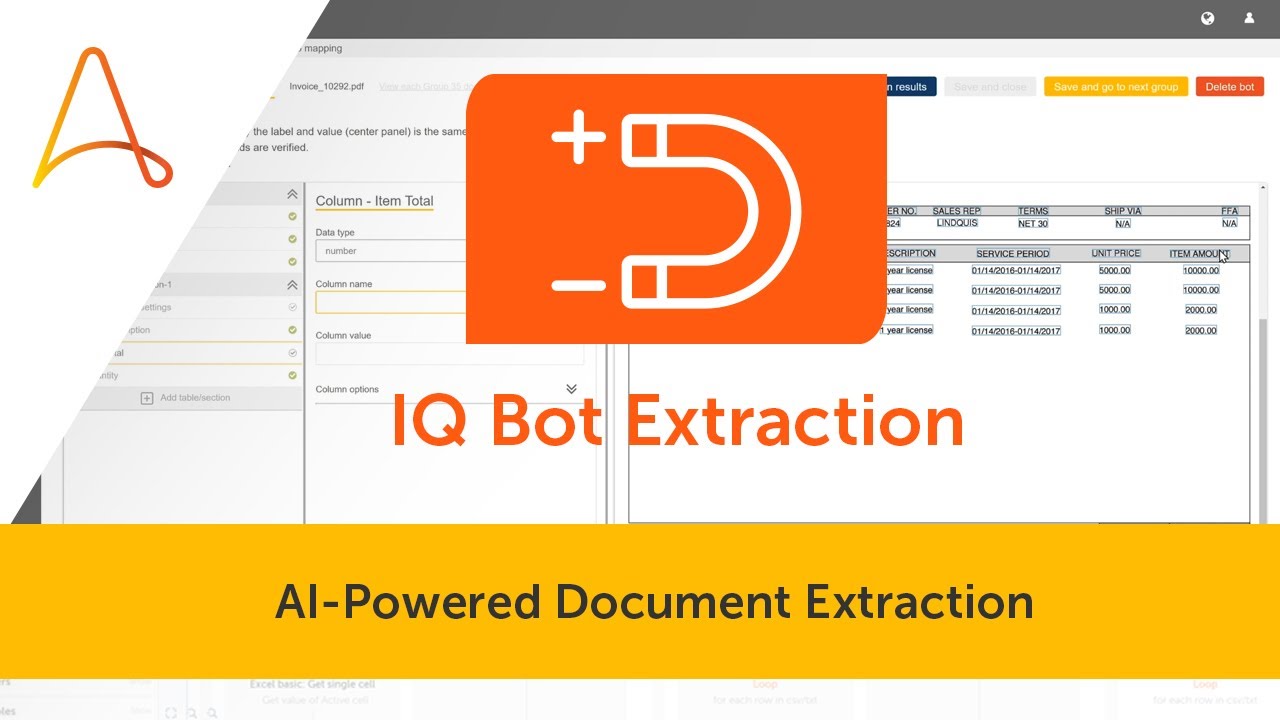 CodingJessica's tweet card. How to Use IQ Bot Extraction | Intelligent Document Processing