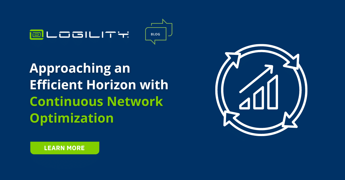 logilityinc's tweet card. Supply chain leaders need more efficient ways of managing smaller changes. Read more about continuous network optimization today.