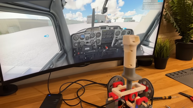 hackaday's tweet card. Force feedback joysticks are prized for creating a more realistic experience when used with software like flight sims. Sadly, you can’t say the same thing about using them with mech games, be…