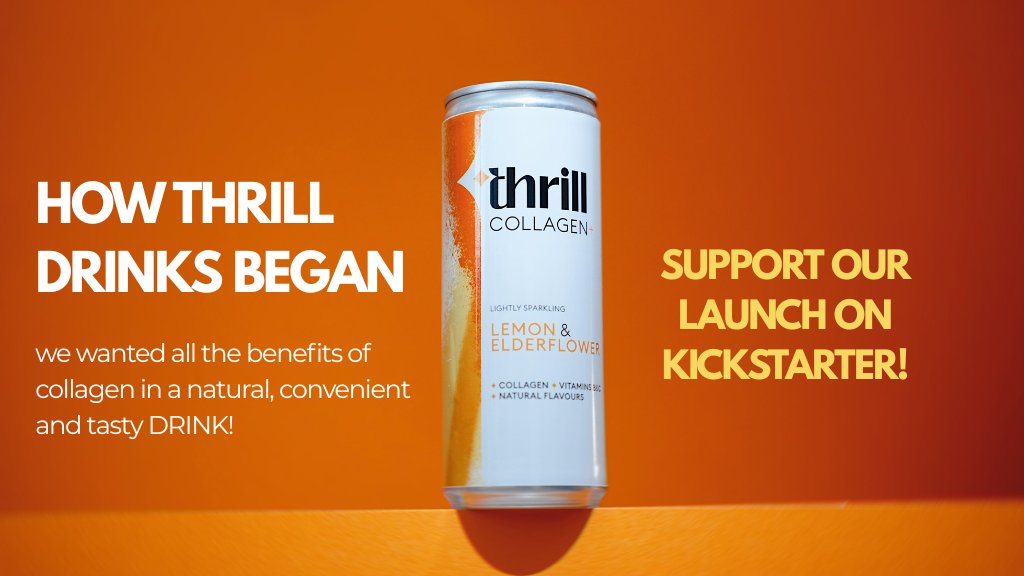 whoiskatrin's tweet card. A functional and tasty drink with 5g collagen + vitamins B&C, supporting skin elasticity & joint flexibility, anytime, anywhere!