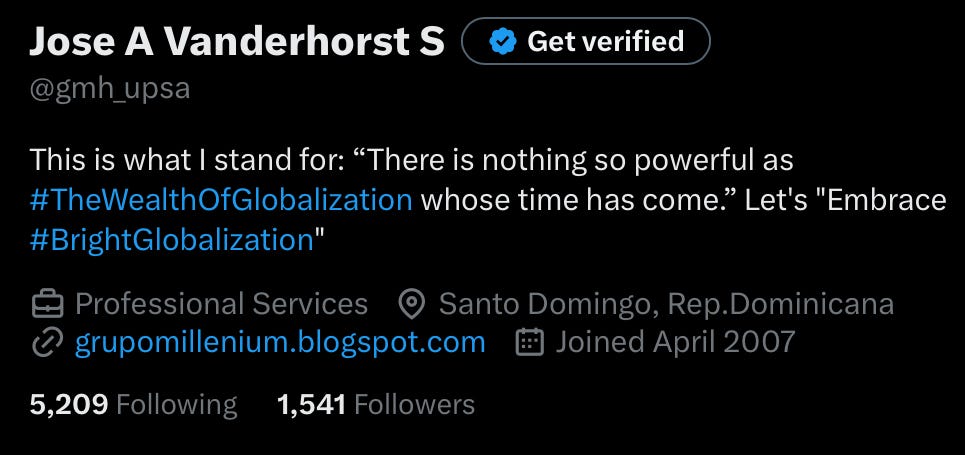 YoQPagoTolaLu's tweet card. It emerged long ago in response to There Is No Alternative to neoliberalism.