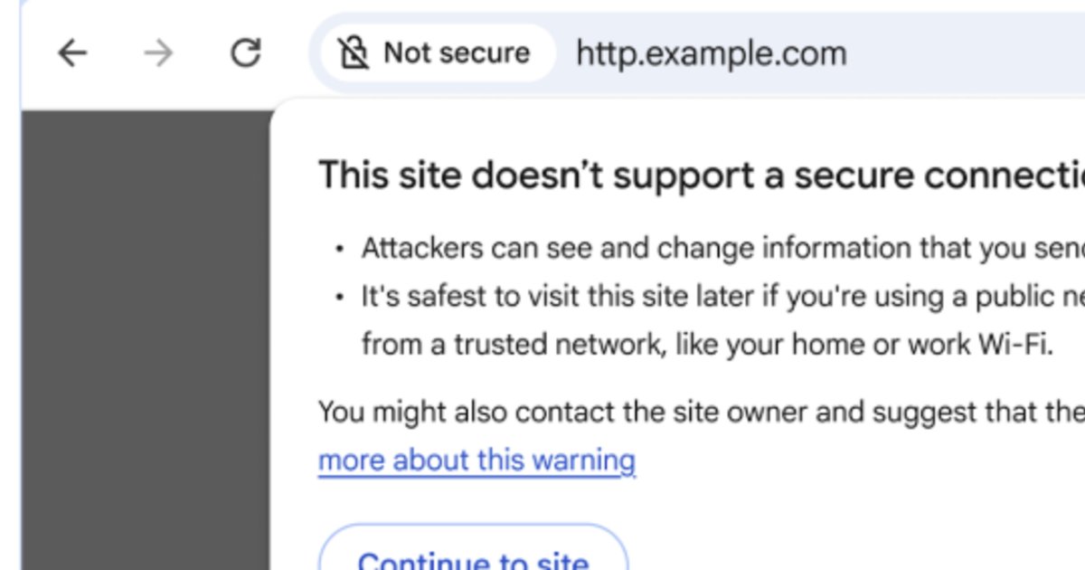 techfeedapp's tweet card. Google Chromeチャンネル 2025年10月30日のTechFeed記事デイリーランキングです（日本語記事4本、英語記事2本）。 1位: 「Google Chrome 154」から「HTTP」サイトには警告、猶予は1年／一方で、リスク緩和とユーザービリティのバランスをとるオプションも導入（forest.watch.impress.co.jp） 2位: Google Chrome 142...