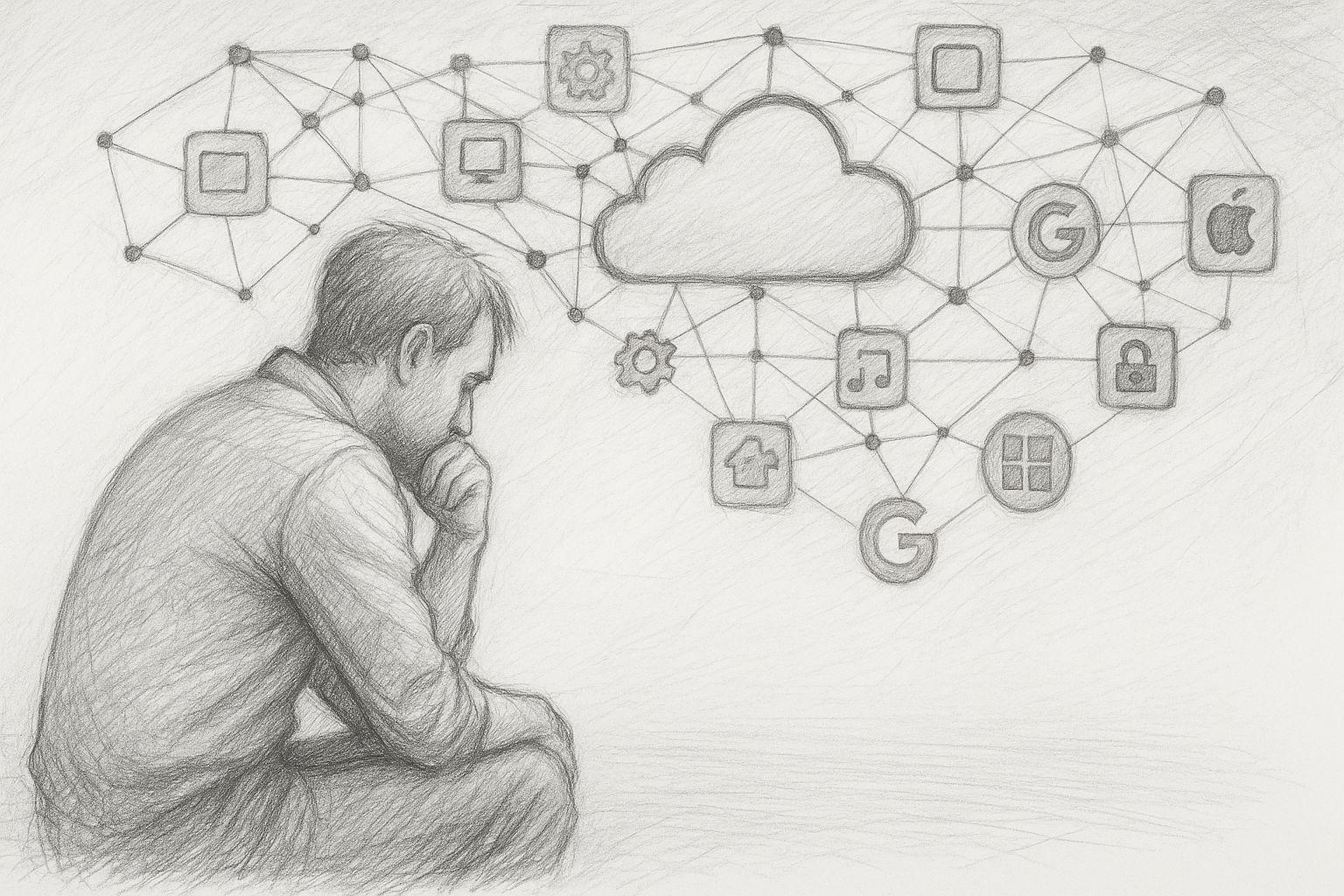 MarkusSchall's tweet card. Cloud, KI & Komfort: Wie wir unmerklich Kontrolle abgeben – und wie Du Deine digitale Souveränität mit einfachen Mitteln zurückgewinnen kannst.