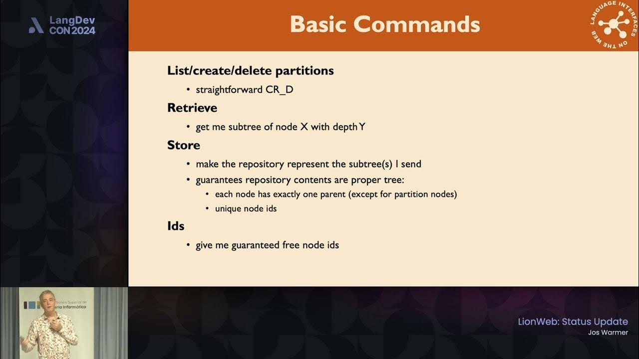 langdev2024's tweet card. LionWeb: Status Update - Jos Warmer