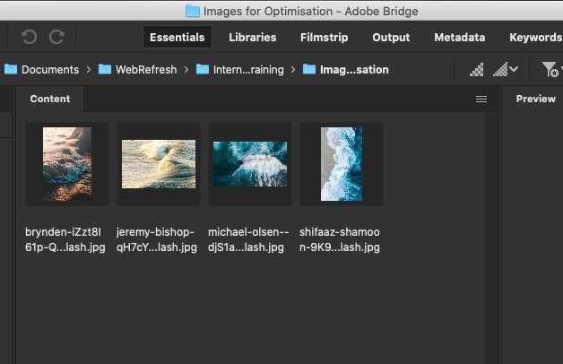 WebRefreshCo's tweet card. Do you have a Shopify Ecommerce store with lots of product images? Learn more about E-Commerce Image SEO & Batch Processing using Adobe Bridge & Camera Raw here.