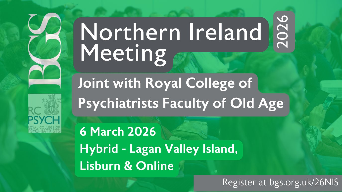 JoanneYounge's tweet card. Joint with Royal College of Psychiatrists Faculty of Old AgeThis event is a local forum covering the latest scientific research and the best clinical practice in health and mental care of older...