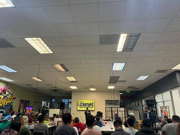Rishhari's tweet card. Mountain View, CA — The latest Startup Pitch event at Hacker Dojo in Mountain View proved to be an extraordinary gathering of innovative…