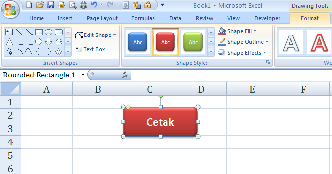 RumusExcel's tweet card. Langkah-langkah membuat tombol Cetak atau tombol Print pada lembar kerja Excel dengan menggunakan Macro VBA Excel