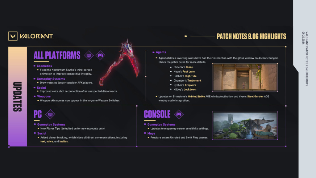 TechPlugged_In's tweet card. Valorant Patch 9.06: Major Agent, Gameplay, and Map Updates Revealed