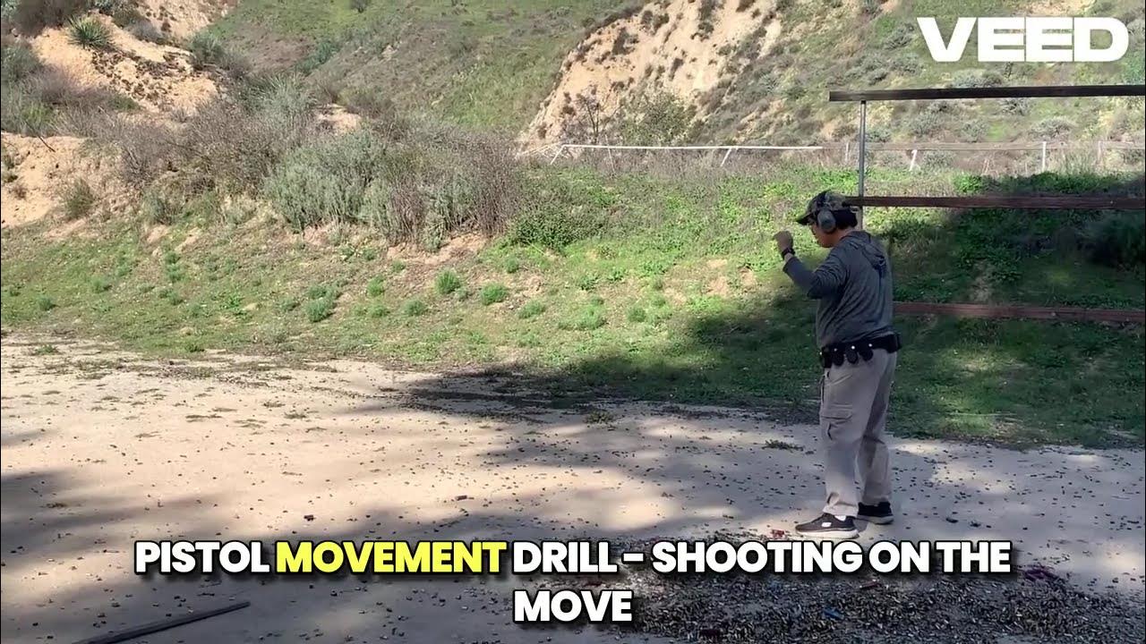 FreeWebsiteForU's tweet card. Pistol movement drill - Shooting on the move
